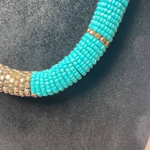 Multi Seed Bead Chocker Necklace 15" 3.5" Extender - Picture 3 of 12